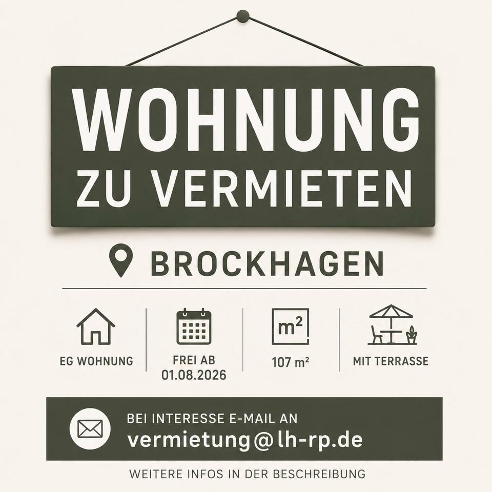 Thumbnail-4 Zimmer EG Wohnung mit Terrasse in Brockhagen