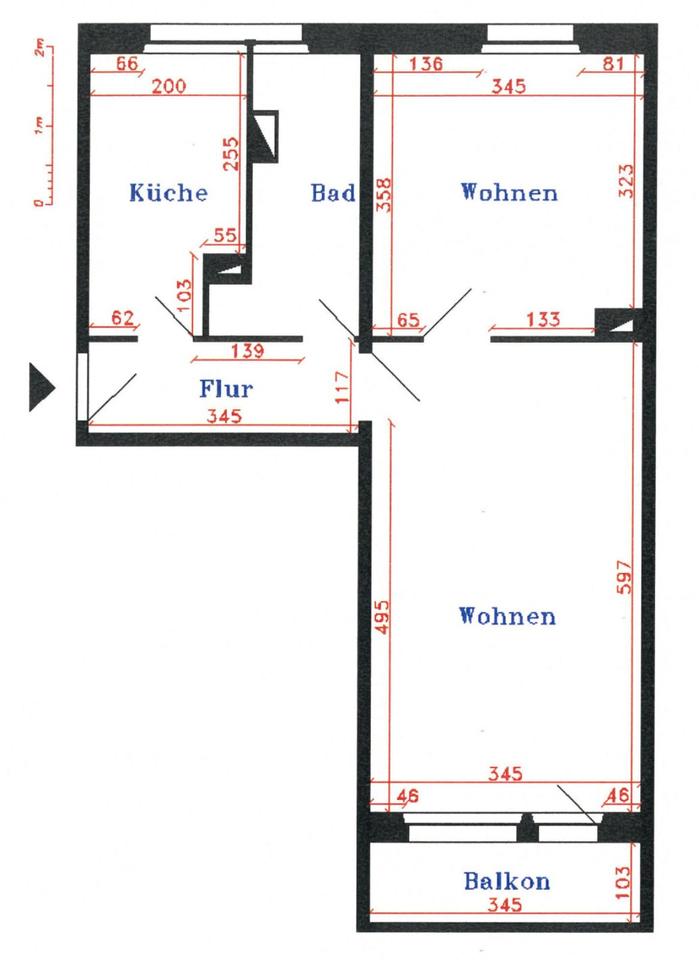 Thumbnail-Frisch renovierte 2 Raum Wohnung in Neustadt Dosse sofort zu vermieten!