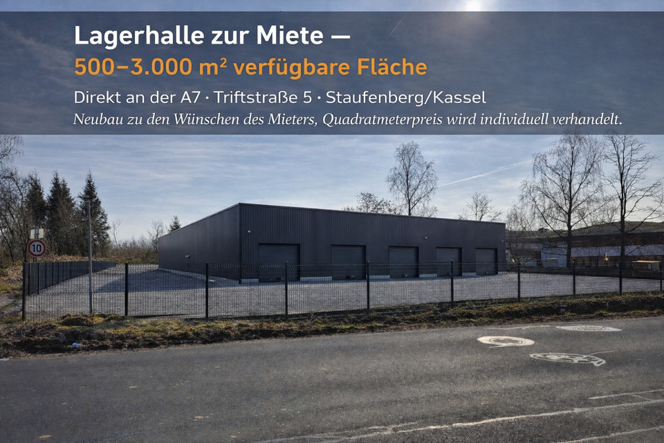 Thumbnail-Neubau nach Mieterwunsch – moderne Lager- und Gewerbeflächen | A7