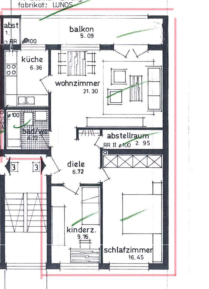 Thumbnail-3 Zimmer-Wohnung zu vermieten, Gevelsberg Börkey