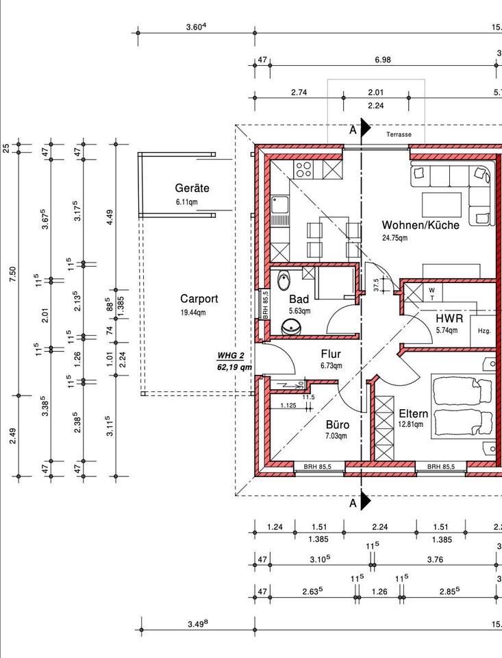 Thumbnail-Bungalow DHH (Erstbezug)