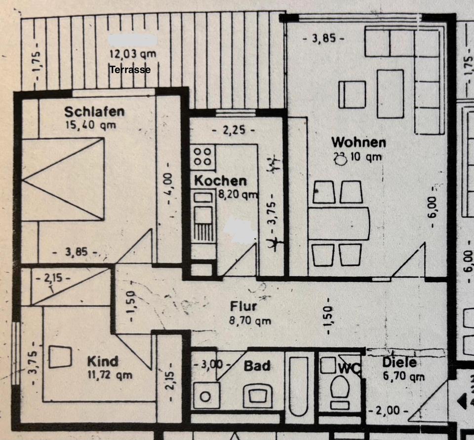Thumbnail-3-Zimmerwohnung zu vermieten
