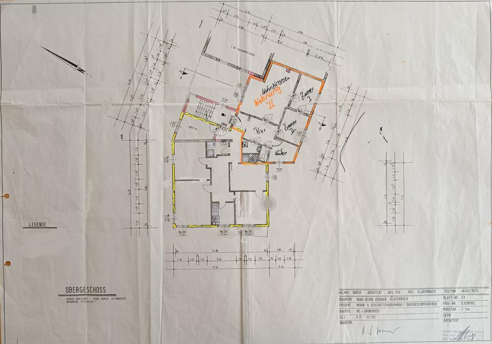 Thumbnail-Mietwohnung in Gladenbach ( Marktstraße 1. Etage )