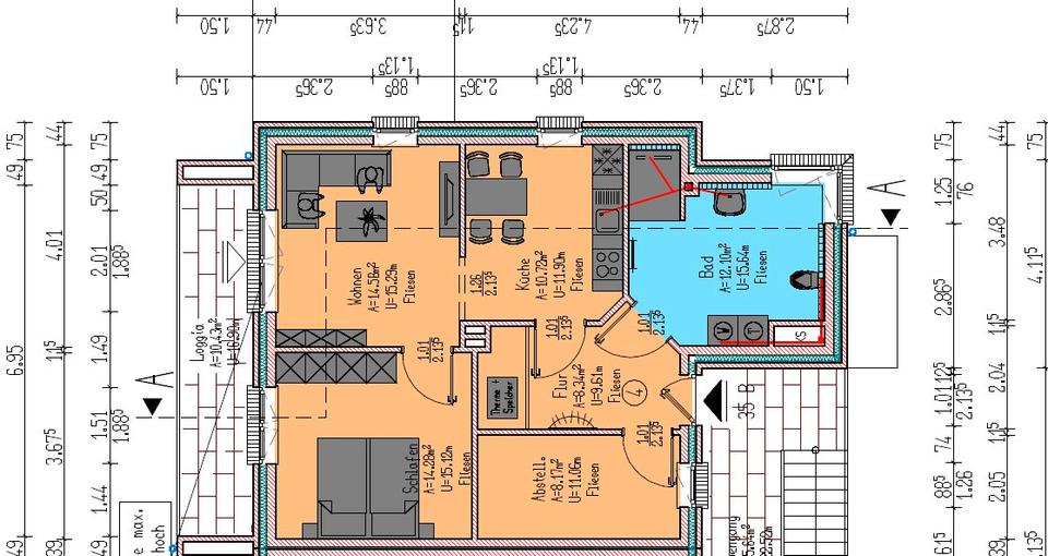 Thumbnail-hochmoderne 3-Zimmer-Wohnung