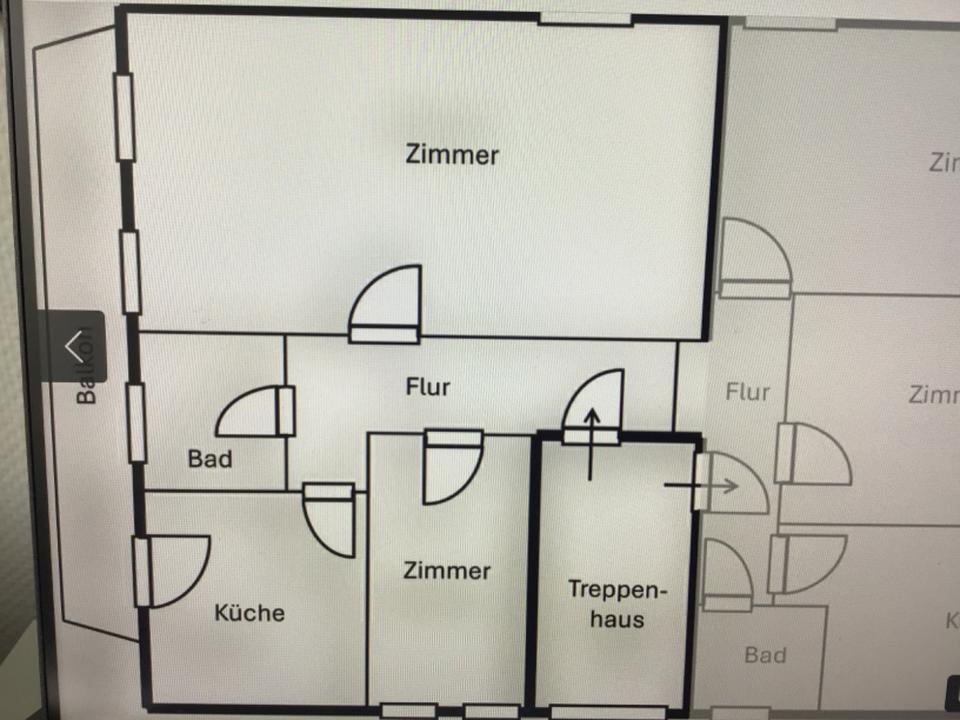 Thumbnail-Schöne EG-Wohung mit sonnigem Balkon in Korschenbroich zum 1.6.26