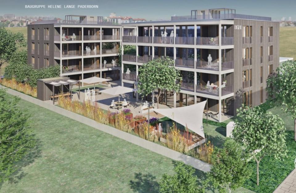 Thumbnail-3 Zimmer-Whg. 90 m2 Neubau in Paderborn Alanbrooke Genossenschaft