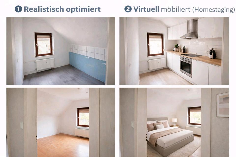Thumbnail-3 Zimmer Dachgeschoss Wohnung in FFM Griesheim