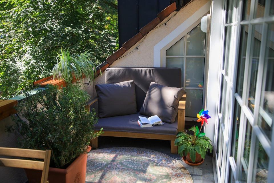 Thumbnail-Möblierte 3-Zi. 113 m² – Süd-Loggia+Garten+Carport - 12 Monate