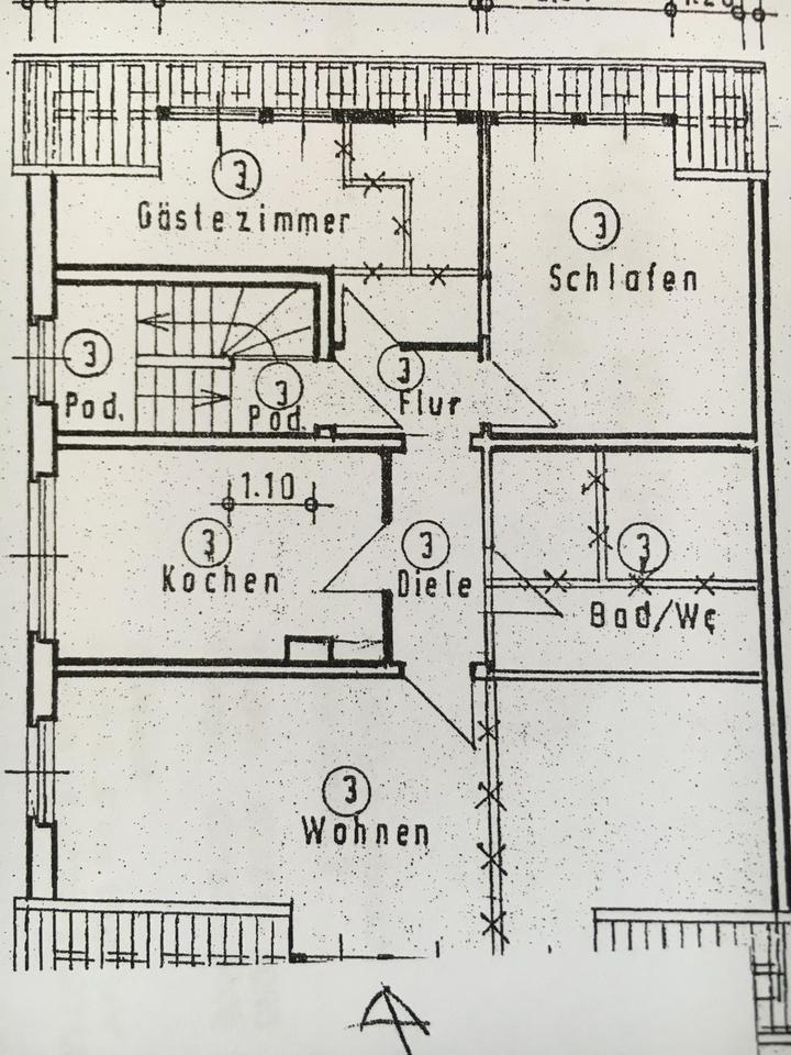 Thumbnail-Dachgeschosswohnung Mietwohnung