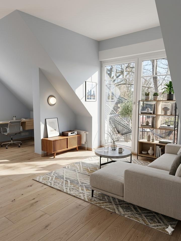 Thumbnail-Ruhiges Wohnen im Grünen: Helle 2-Zimmer-Wohnung mit Balkon & EBK