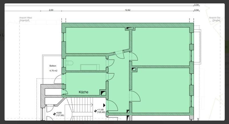 Thumbnail-3-Raum-Wohnung Karl-Liebknecht-Straße, Leipzig - Südvorstadt