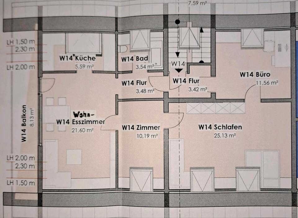 Thumbnail-Eigentumswohnung ca. 100 qm verkauf