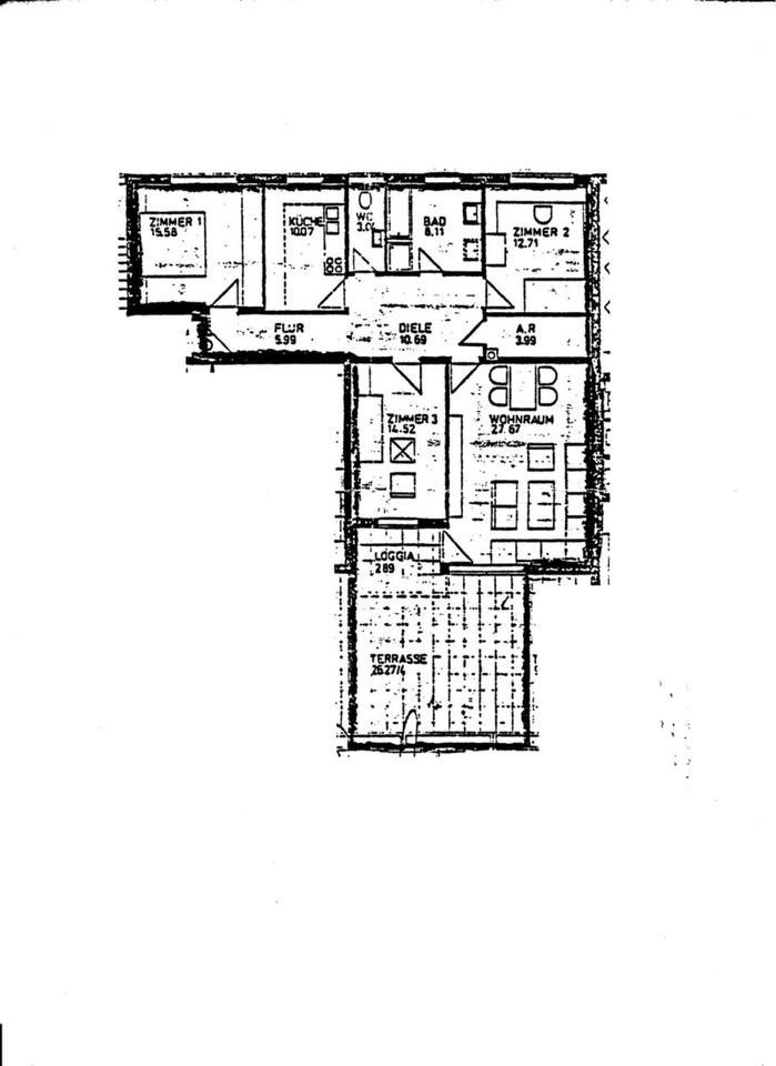 Thumbnail-4 Zimmer Wohnung in Göggingen - Privatverkauf