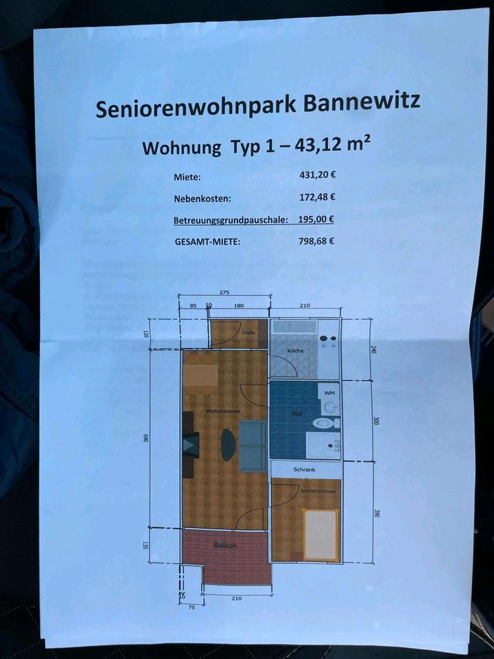 Thumbnail-2-Raum-Wohnung im Betreuten Wohnen in 01728 Bannewitz