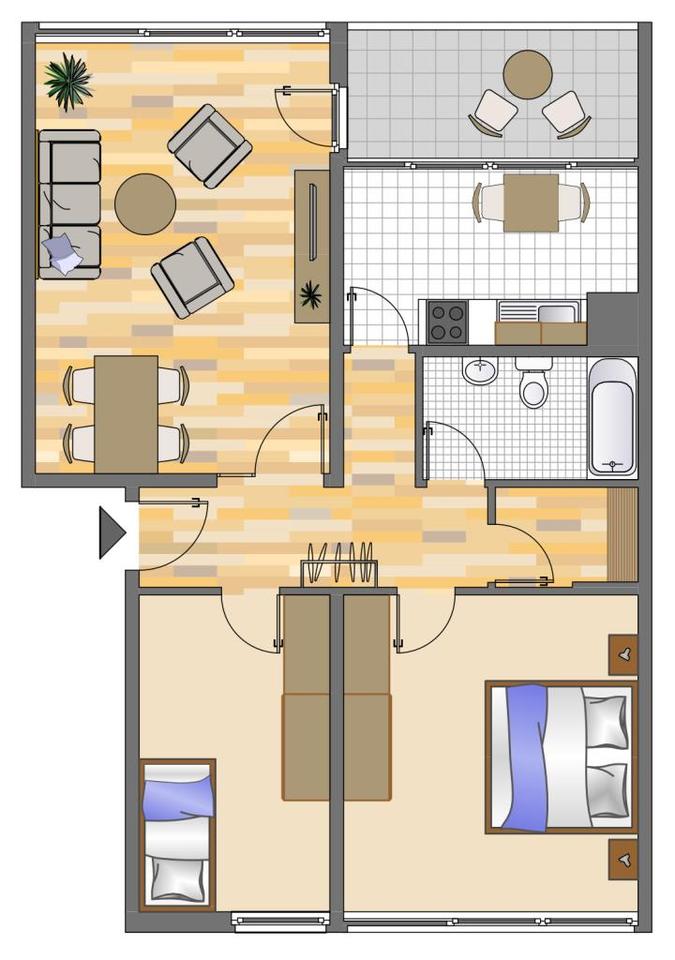 Thumbnail-3-Zimmer-Wohnung in Gelsenkirchen Hassel