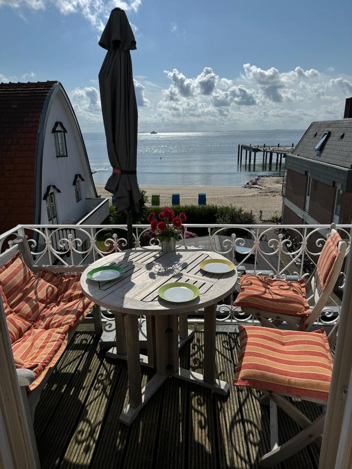 Thumbnail-Nordsee-Insel FÖHR: Meerblick Balkon Strandlage 2 SZ in WYK