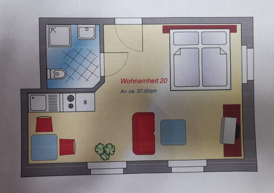 Thumbnail-37 m² Betreutes Wohnen | Neustadt Orla | Zimmer | Wohnung mit Küche und Bad | auf Anfrage