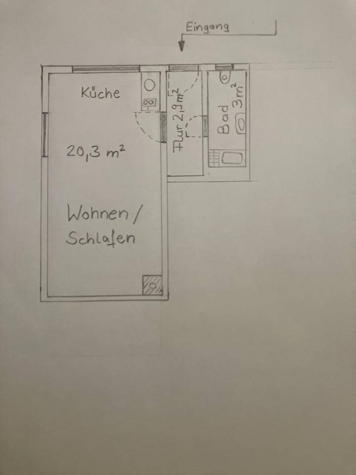 Thumbnail-Ruhige Einliegerwohnung 26m² in Breitengüssbach