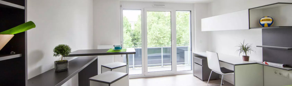 Thumbnail-Möbliertes 1-Zimmer-Apartment mit Internet – 2 Min. zum Hbf Nürnb