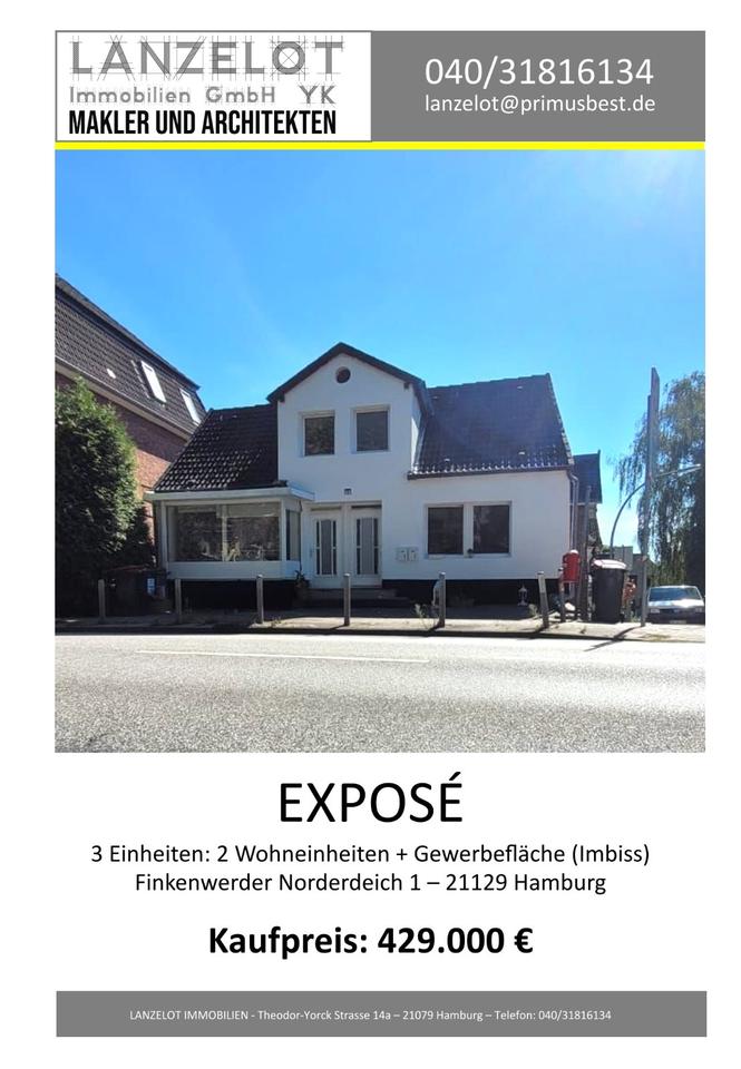 Thumbnail-Mehrfamilienhaus mit 2 Wohneinheiten & Gewerbe in Finkenwerder HH