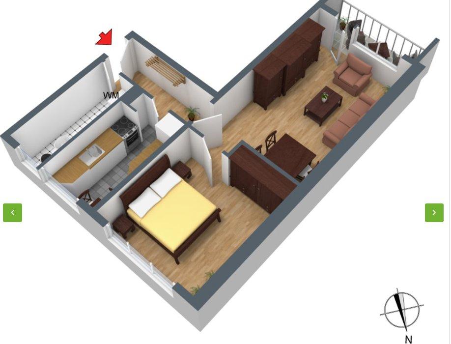Thumbnail-2 Zimmer-Wohnung ab 01.07.2026 mit Übernahme einer Einbauküche