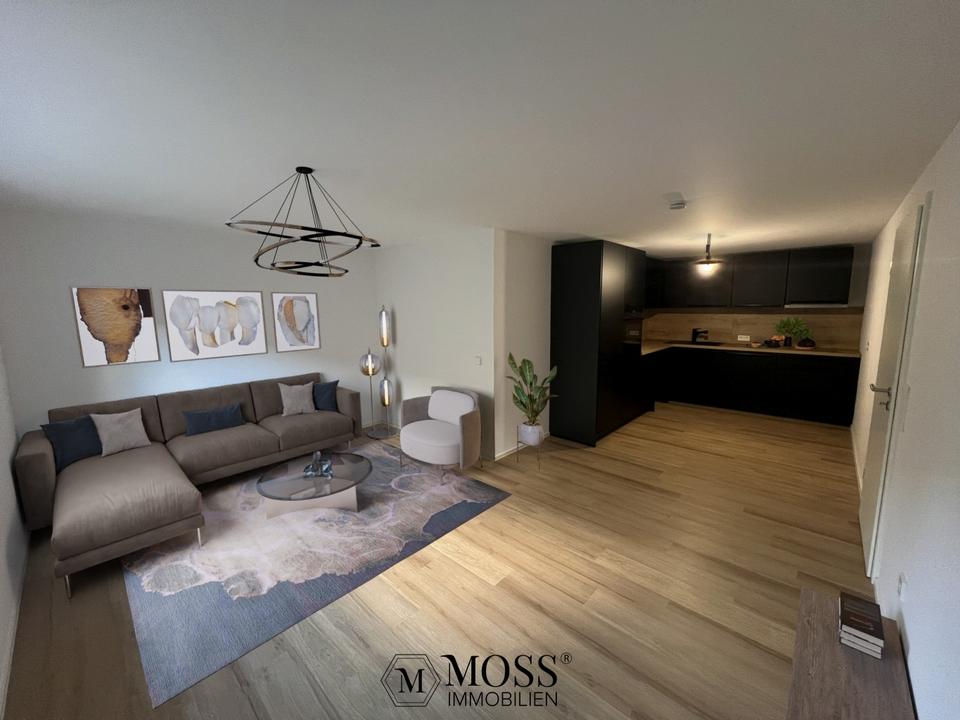 Thumbnail-Stilvolles Wohnen in Eimeldingen: Moderne, helle 2-Zimmer Wohnung mit Einbauküche zu vermieten!