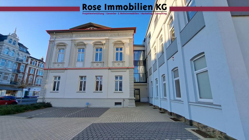 Thumbnail-ROSE IMMOBILIEN KG: Büroetage für nur € 8,40m² in renovierter Villa mit Parkplätzen in Minden zu vermieten!
