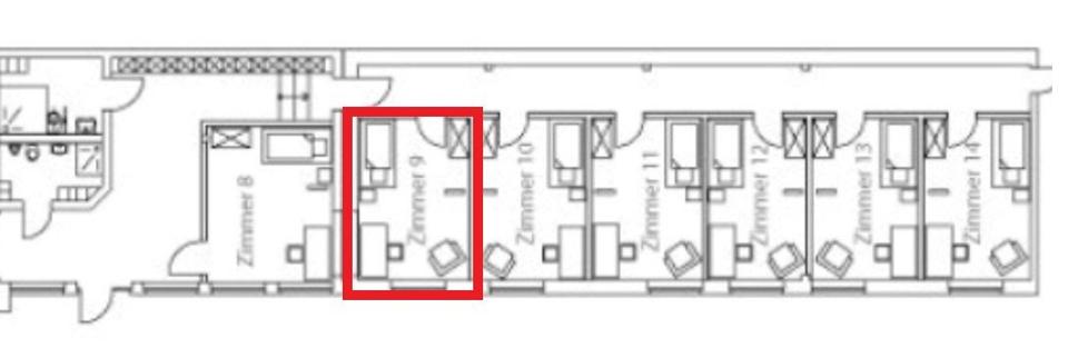 Thumbnail-Ein helles Zimmer mit Hochebene im ruhigen Gemeinschaftshaus