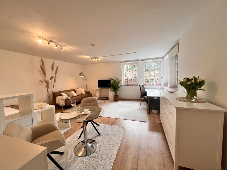 Thumbnail-Sonniges, elegantes 1-Zimmer Appartment voll möbliert
