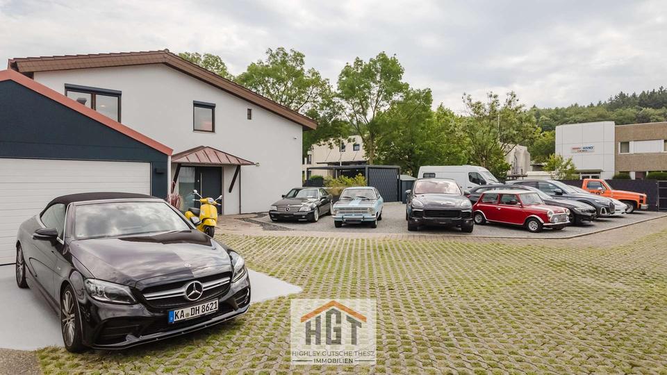 Thumbnail-Exklusives Einfamilienhaus mit vielseitig nutzbarer Gewerbehalle in Bretten-Gölshausen!