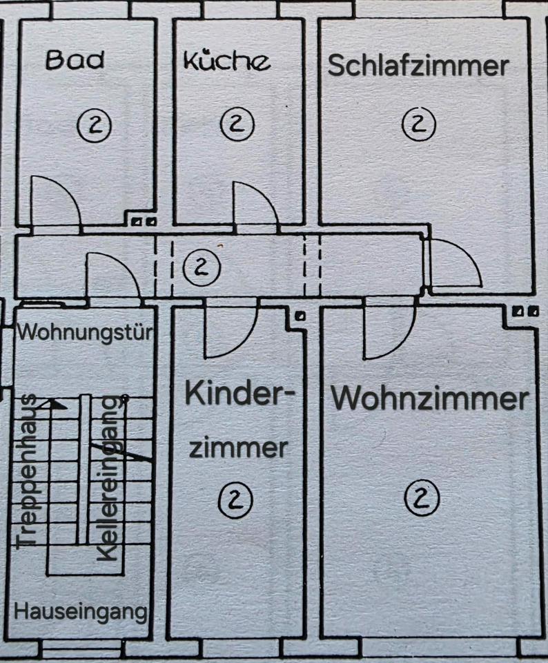 Thumbnail-Gemütliche EG-Wohnung,HZ NEU, Narsdorf