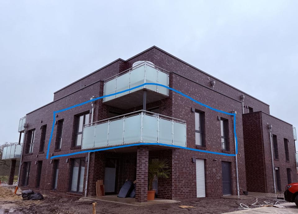 Thumbnail-Schöne Neubauwohnung, 1. OG in bester Lage von Aurich (Haxtum)