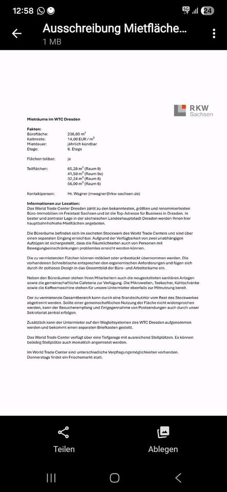 Thumbnail-Mietflächen Büroräume