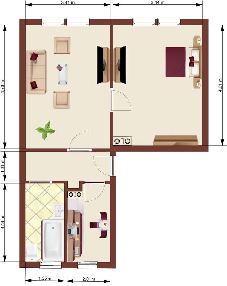 Thumbnail-2-Raumwohnung in Löbau Süd