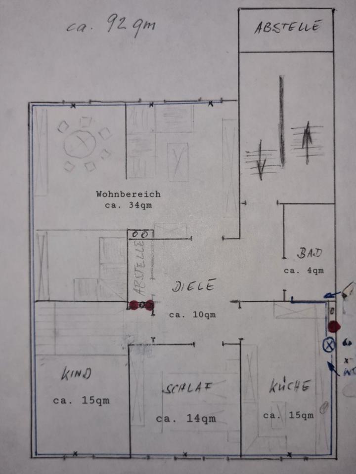 Thumbnail-Helle 3-ZImmerwohnung (WG geeignet)