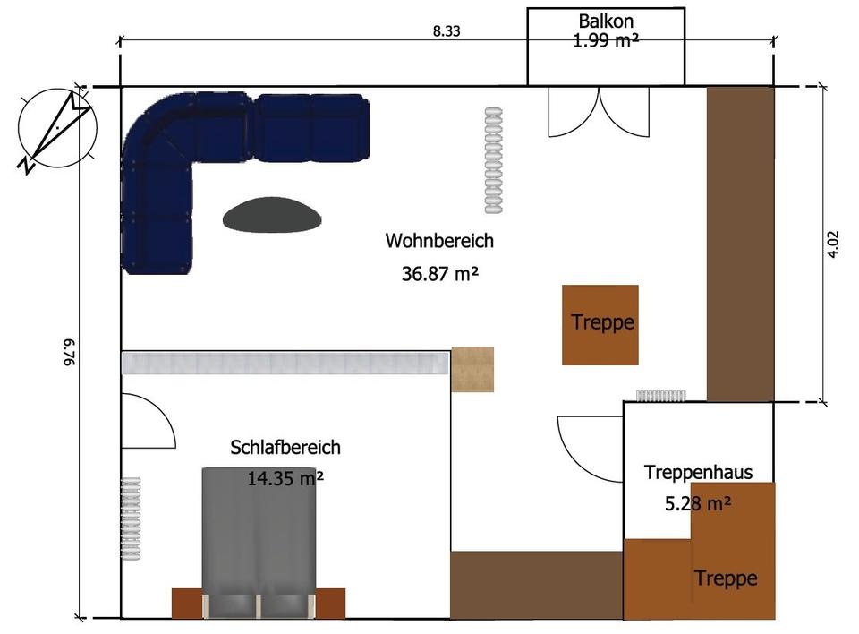 Thumbnail-2 Zimmer Wohnung in Udert 57639