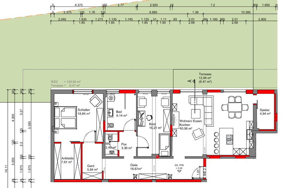 Thumbnail-Exklusive 3-Raum-Wohnung in Erstbezug mit gehobener Ausstattung