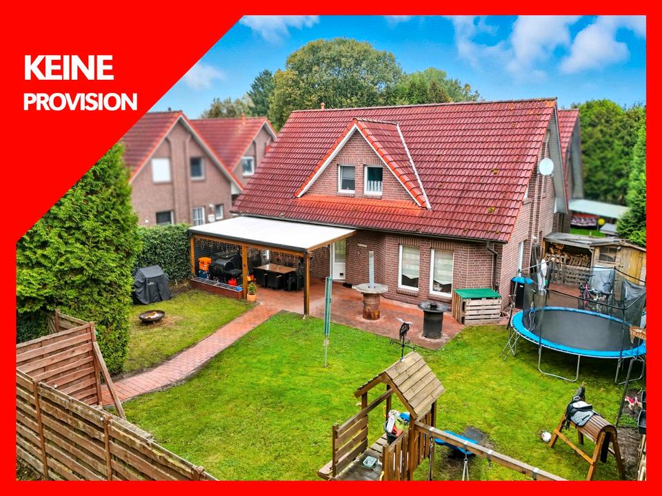 Thumbnail-PROVISIONSFREI Charmante Doppelhaushälte vor den Toren Papenburgs