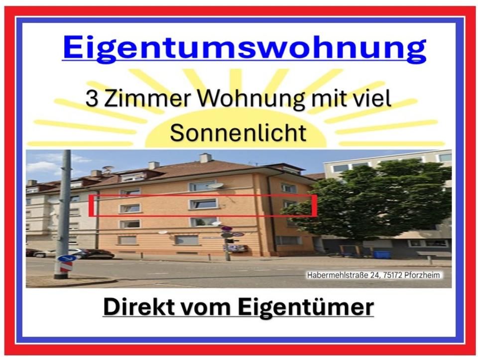 Thumbnail-3-Zim. Eigentumswohnung in PF-WEST
