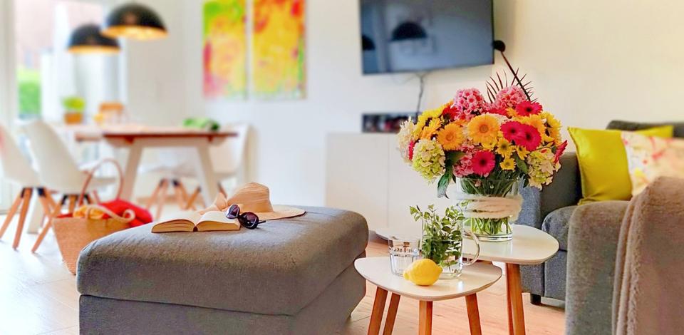 Thumbnail-NORDSEE Ferienhaus 2 Schlafzimmer, 2 Bäder, WLAN & Garten