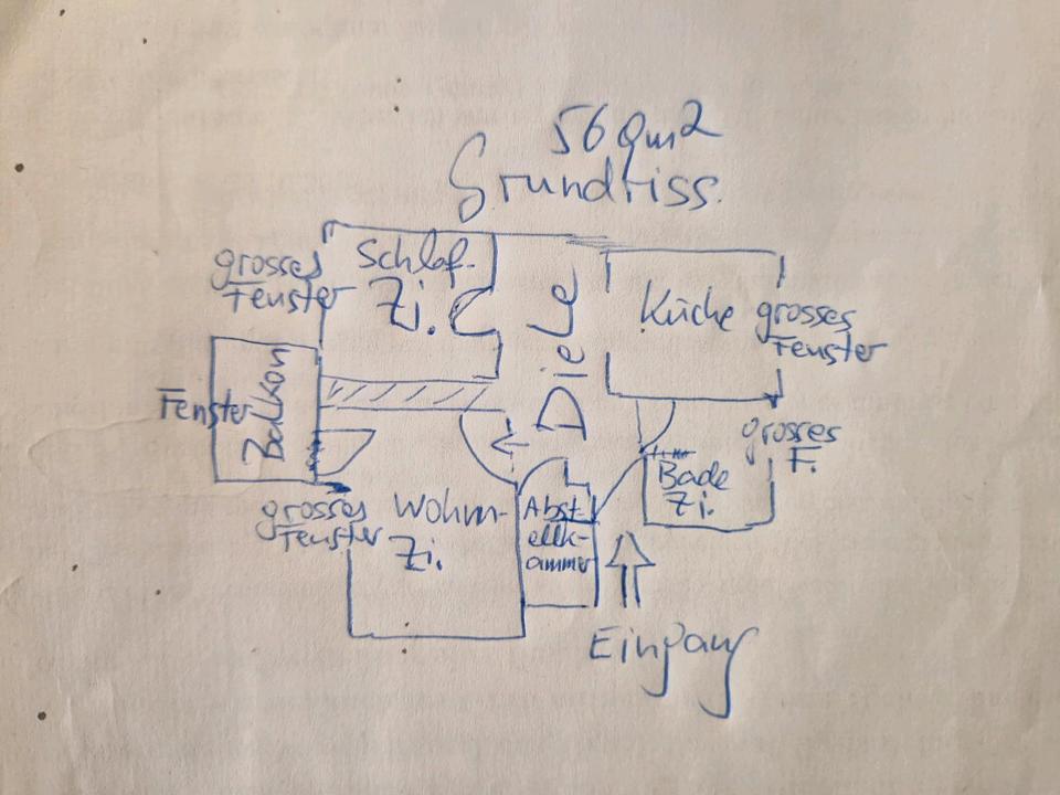 Thumbnail-2 Zimmerwohnung (56qm) in Nippes ab Ende April frei zu vergeben