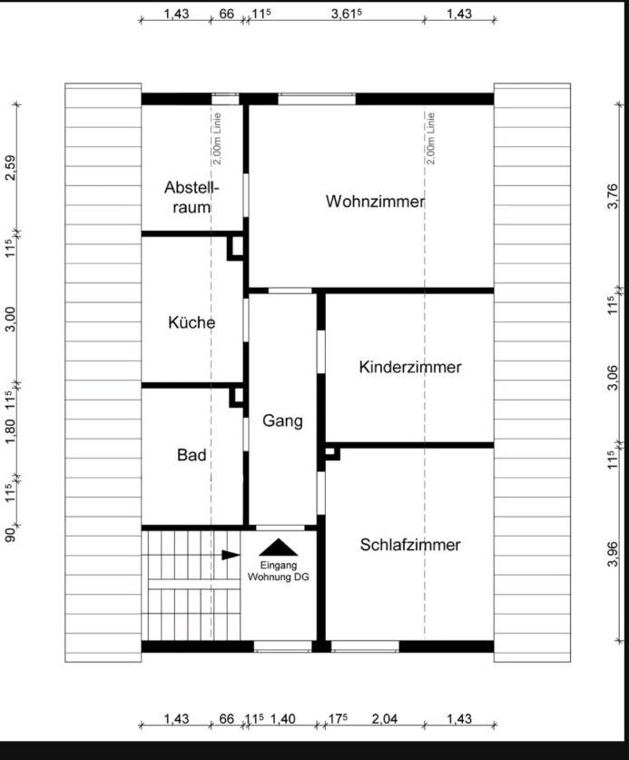 Thumbnail-3-Zimmer DG-Wohnung auf 01.06.2026 zu vermieten