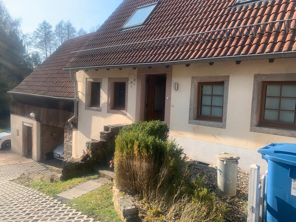 Thumbnail-Kleines Haus mit großem Garten 3 Zi. Einbauküche Bad Kamin