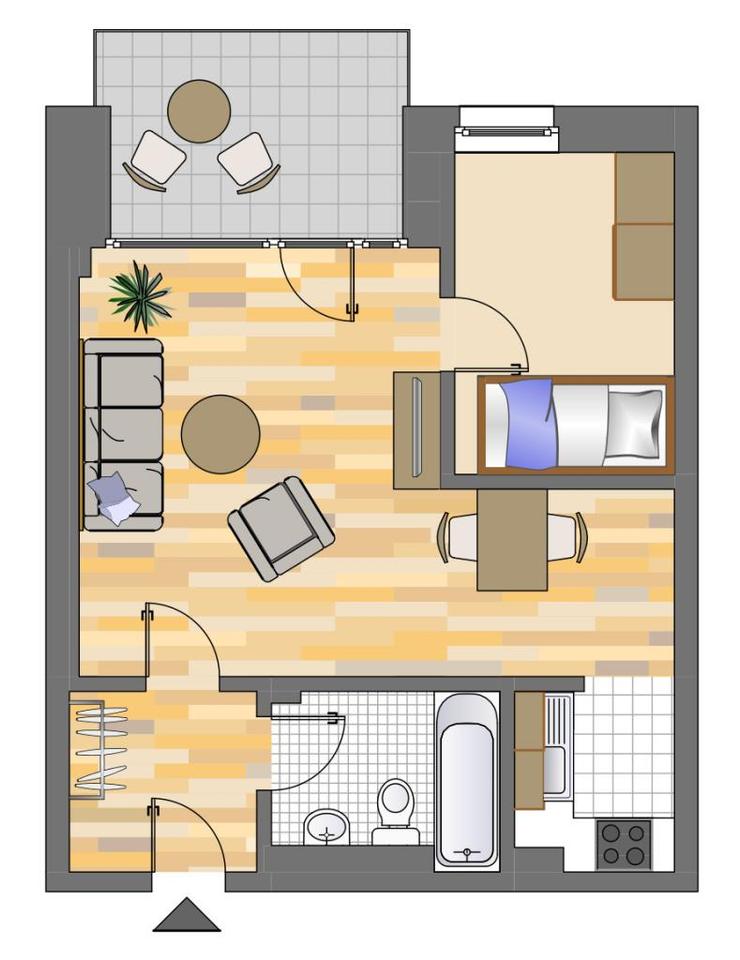 Thumbnail-Demnächst frei! 2-Zimmer-Wohnung in Düsseldorf Hassels