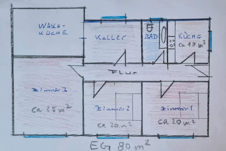 Thumbnail-400€ je 3 WG Zimmer ab 1.6.26 zu vermieten zzgl NK+Heizkosten 60€