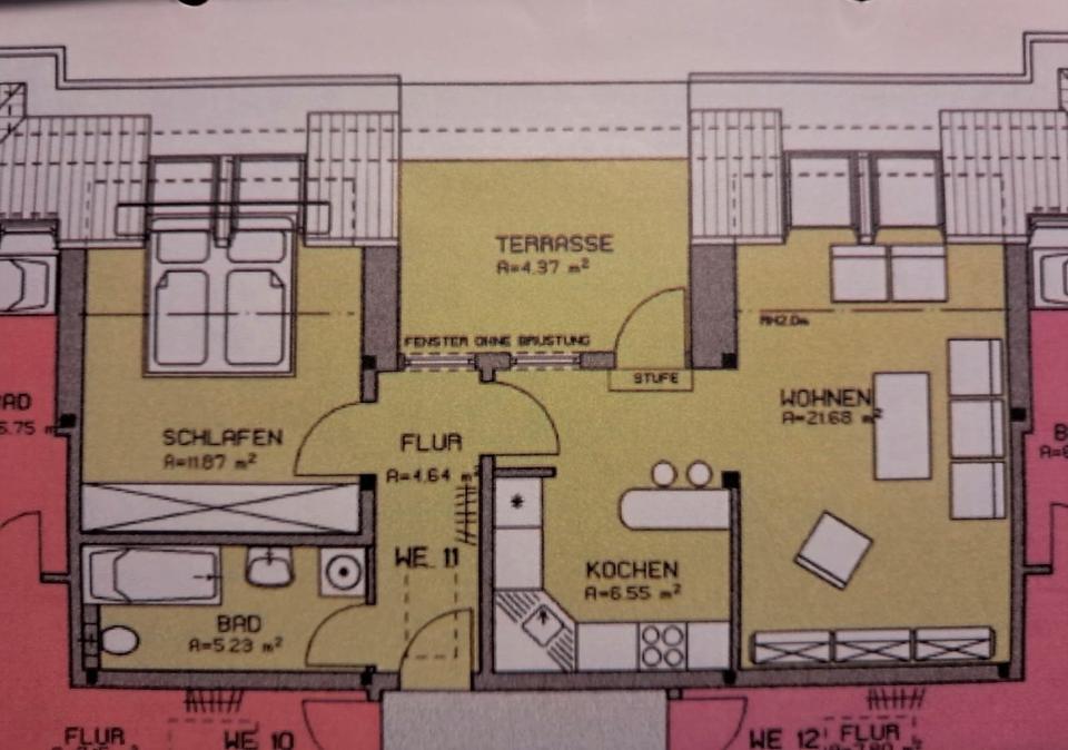 Thumbnail-Charmante 2-Zimmer Wohnung mit Dachterrasse Fürther Südstadtpark