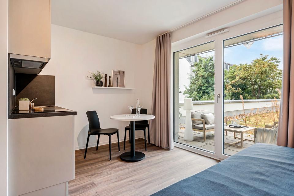 Thumbnail-vollmöblierte Terrasse-Wohnung in Leipzig mit exzellenter Anbindung- 1 Monat Kaltmietfrei -