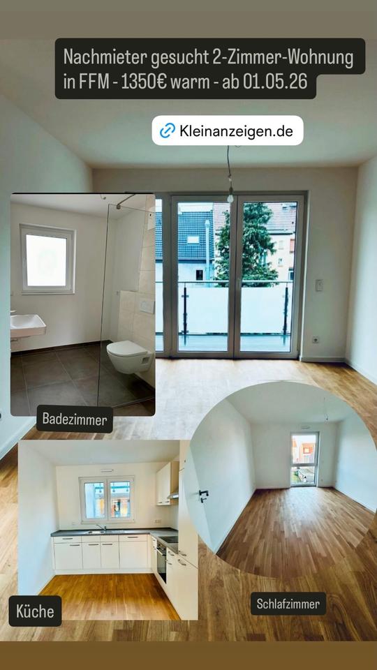 Thumbnail-NEUBAU | Nachmieter 2-Zimmer-Wohnung in Ffm-Sindlingen, 7 min FRA