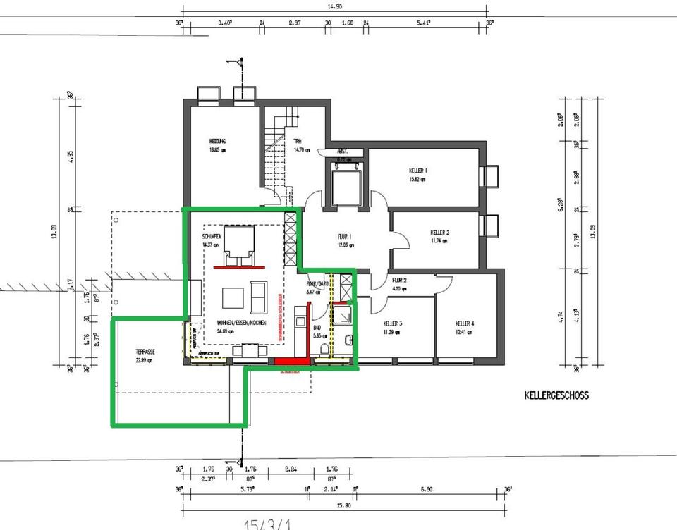 Thumbnail-Helle 1-Zimmer Neubauwohnung
