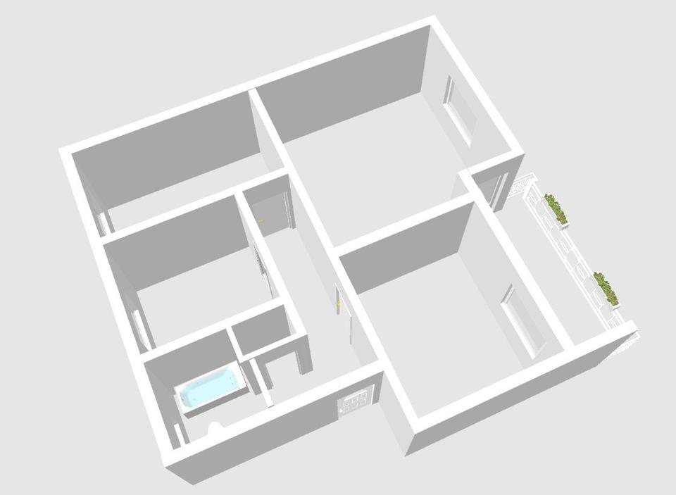 Thumbnail-Helle 3-Zimmer Wohnung mit Balkon